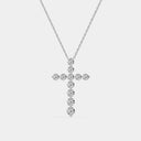 1/4 Carat Classic Cross Lab-Grown Diamond Pendant