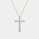 1/4 Carat Classic Cross Lab-Grown Diamond Pendant