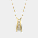 1/4 Carat 3-Station Flower Cluster Lab-Grown Diamond Pendant