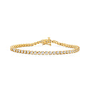3 Carat Lab-Grown Diamond Crescent-Moon Setting Fashion Bracelet