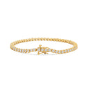 3 Carat Lab-Grown Diamond Crescent-Moon Setting Fashion Bracelet