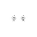 1/10 Carat Lab-Grown Diamond Round-Shaped Classic Solitaire Studs