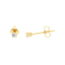1/10 Carat Lab-Grown Diamond Round-Shaped Classic Solitaire Studs