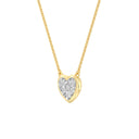 Itsy Bitsy 1/6 Carat Filled Heart Diamond Pendant Necklace