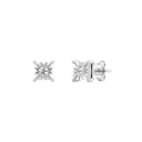 Itsy Bitsy 1/10 Carat Princess Cut Studs