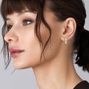 Itsy Bitsy 1/4 Carat Lab-Grown Diamond Kite Motif Hoop Earrings