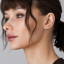 Itsy Bitsy 1/4 Carat Lab-Grown Diamond Chevron Stud Earrings