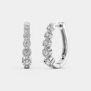 Itsy Bitsy 1/4 Carat Classic Prong-Set Lab-Grown Diamond Hoop Earrings