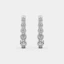 Itsy Bitsy 1/4 Carat Classic Prong-Set Lab-Grown Diamond Hoop Earrings
