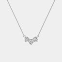 1/4 Carat 3-Stone Lab-Grown Diamond Necklace