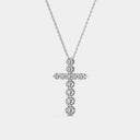 1/4 Carat Classic Cross Lab-Grown Diamond Pendant