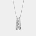 1/4 Carat 3-Station Flower Cluster Lab-Grown Diamond Pendant