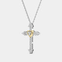 Itsy Bitsy 1/4 Carat Gothic Lab-Grown Diamond Cross Pendant