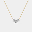 Itsy Bitsy 1/4 Carat 3-Stone Lab-Grown Diamond Necklace