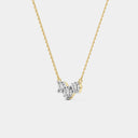 Itsy Bitsy 1/4 Carat 3-Stone Lab-Grown Diamond Necklace