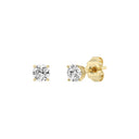 1/2 Carat Lab-Grown Diamond Round-Shaped Classic Solitaire Studs