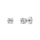 1 Carat Lab-Grown Diamond Round-Shaped Classic Solitaire Studs