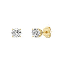 1 Carat Lab-Grown Diamond Round-Shaped Classic Solitaire Studs