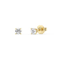 1/3 Carat Lab-Grown Diamond Round-Shaped Classic Solitaire Studs