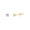 1/3 Carat Lab-Grown Diamond Round-Shaped Classic Solitaire Studs