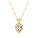1/2 Carat Lab-Grown Diamond Graceful Embrace Solitaire Necklace