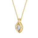 1/2 Carat Lab-Grown Diamond Graceful Embrace Solitaire Necklace
