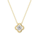 1/2 Carat Lab-Grown Diamond Lucky Clover Solitaire Necklace