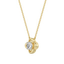 1/2 Carat Lab-Grown Diamond Lucky Clover Solitaire Necklace