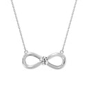 1/5 Carat Lab-Grown Diamond Infinity Solitaire Station Necklace