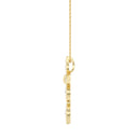 1/4 Carat Lab-Grown Diamond Marquise Petal Cross Pendant