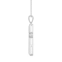 1/6 Carat Lab-Grown Diamond Timeless High-Polish Cross Pendant