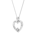 1/5 Carat Lab-Grown Diamond Polished Sweetheart Pendant
