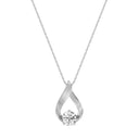1/2 Carat Lab-Grown Diamond Minimalist Teardrop Pendant