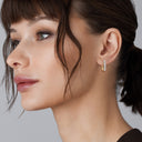 Itsy Bitsy 1/6 Carat Classic 5 Stone Hoop Earrings Set