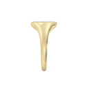 1/2 Carat Lab-Grown Diamond Round Pavé Signet Ring