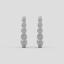 Itsy Bitsy 1/4 Carat Classic Prong-Set Lab-Grown Diamond Hoop Earrings