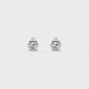 1/2 Carat Lab-Grown Diamond Round-Shaped Classic Solitaire Studs