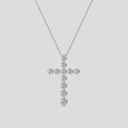 1/4 Carat Classic Cross Lab-Grown Diamond Pendant