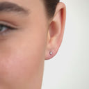 1/10 Carat Lab-Grown Diamond Round-Shaped Classic Solitaire Studs