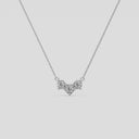 1/4 Carat 3-Stone Lab-Grown Diamond Necklace
