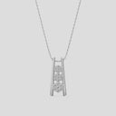 1/4 Carat 3-Station Flower Cluster Lab-Grown Diamond Pendant