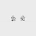 1 Carat Lab-Grown Diamond Round-Shaped Classic Solitaire Studs